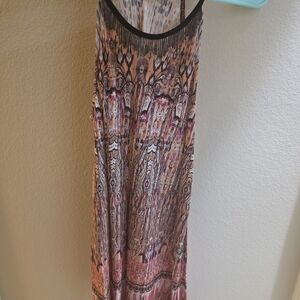 Robert Graham Vibrant Patterned Maxi Dress